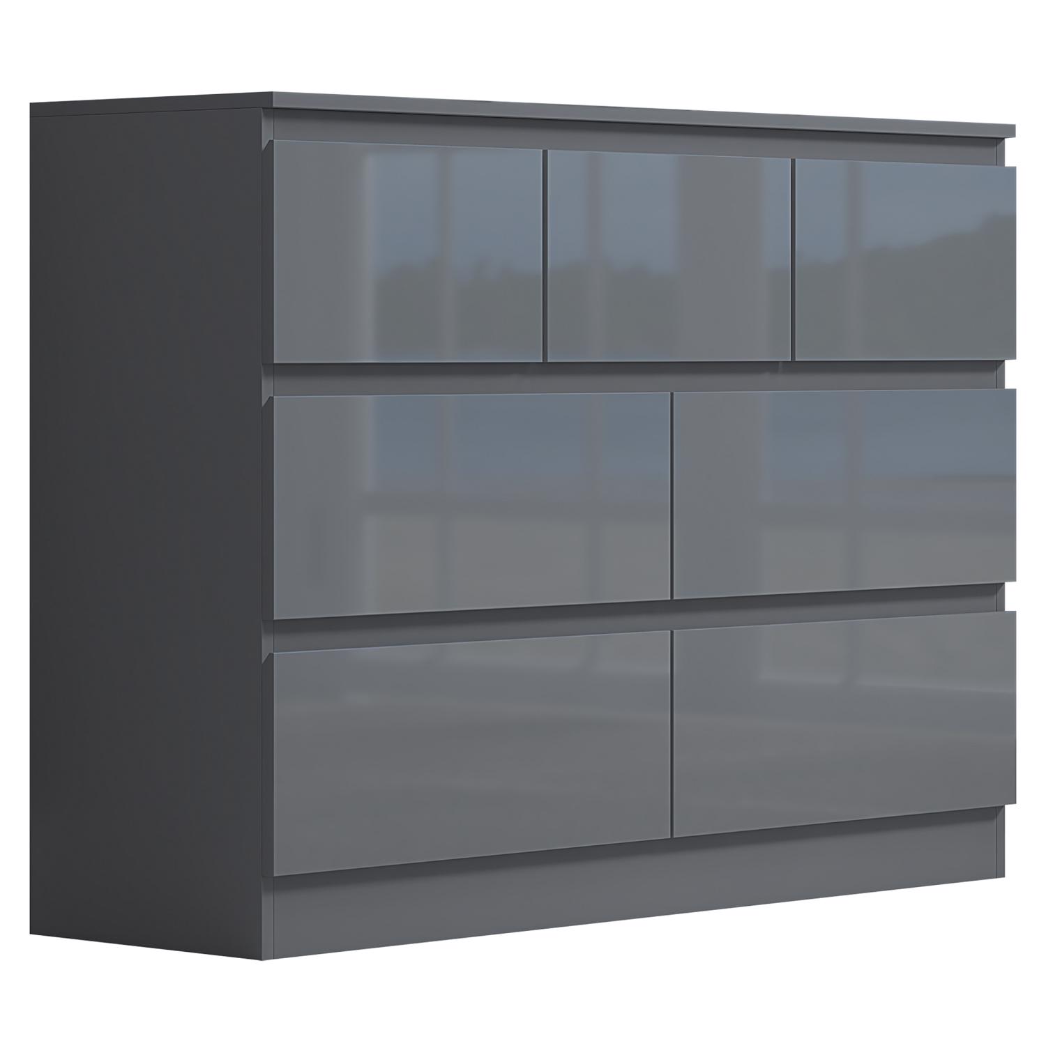 Bedside Table Chest of Drawers 2-8 Drawer Matt or Gloss Bedroom Furniture