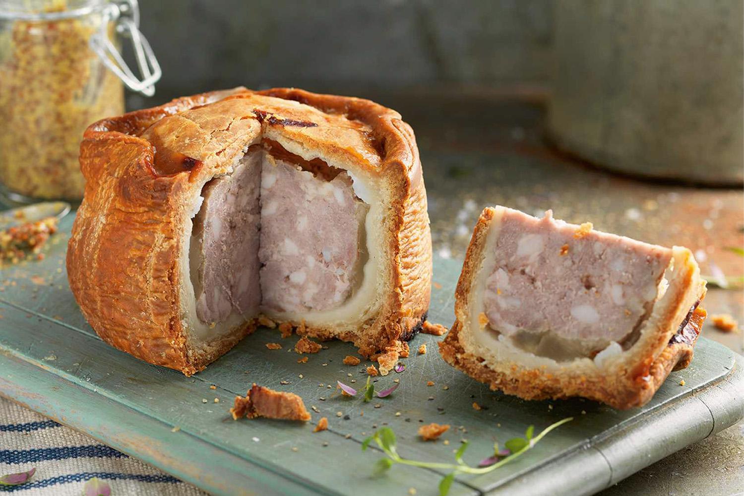 Family Pork Pie Savoury Pastries Pies