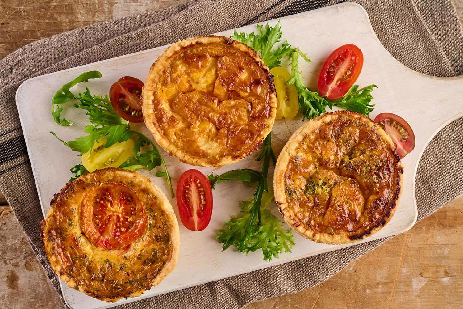 Handcrafted Quiche Selection - Pies Scotch Eggs