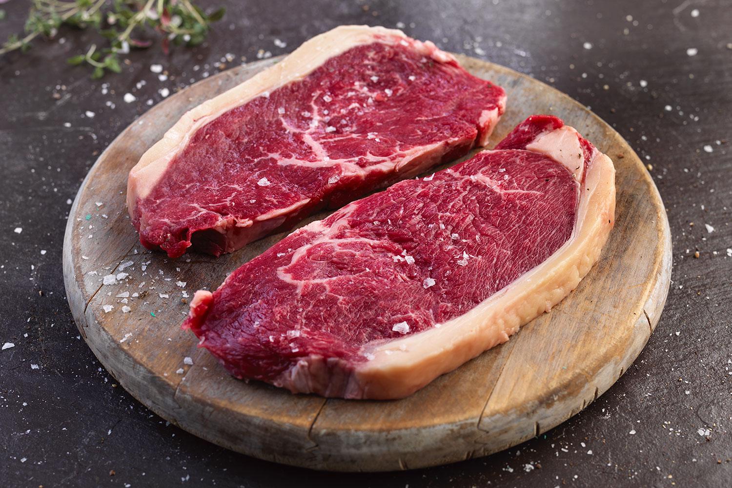 Sirloin Steaks 2 X 8oz Beef 