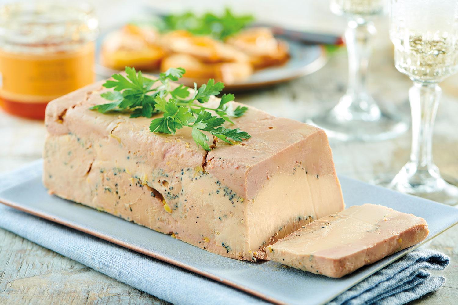 Duck Foie Gras With Champagne And Two Peppers Pâtés Terrines