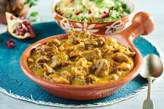Mutton Tagine with Apricots 