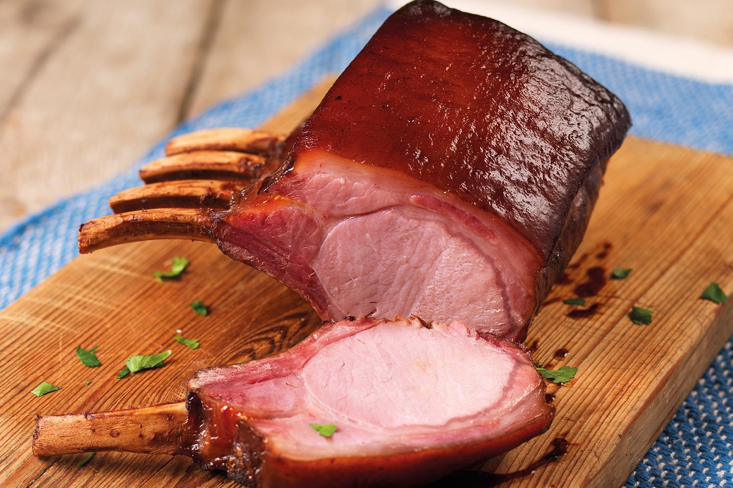 Sugar Cured Bacon Rack Uncooked Cured Meats