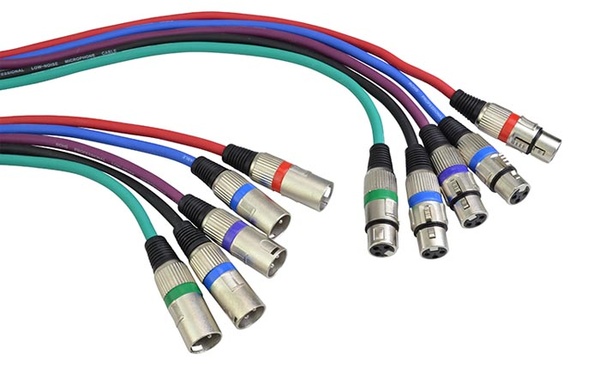 Mic - Audio Leads Balanced with XLR Connectors Various Lengths