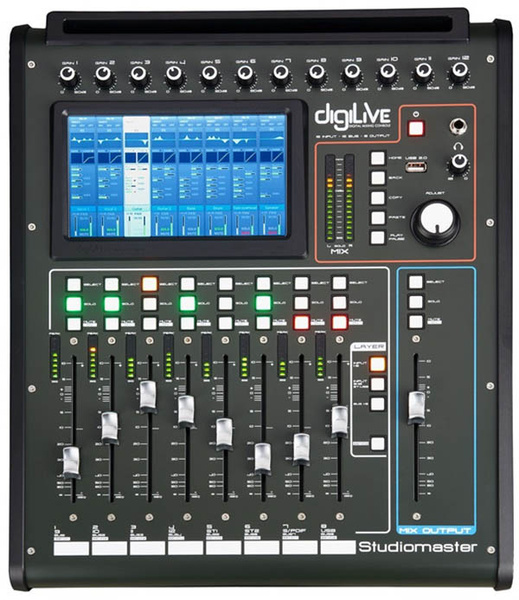 DigiLive StudioMaster 16 Channel 8 Output Digital Mixer