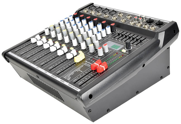 4 Channel Powered Mixer 2 x 200W With Mic & Music Inputs