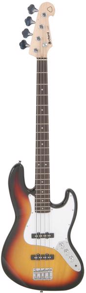Electric Bass Guitar 3 Tone Sunburst 