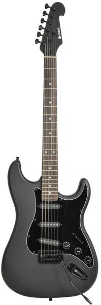 Traditional Style Black Electric Guitar  