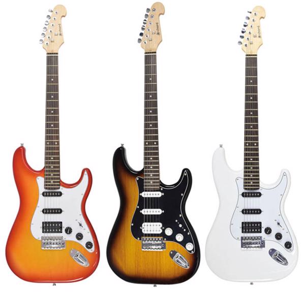 Electric Guitars with H-S-S Pickups -  