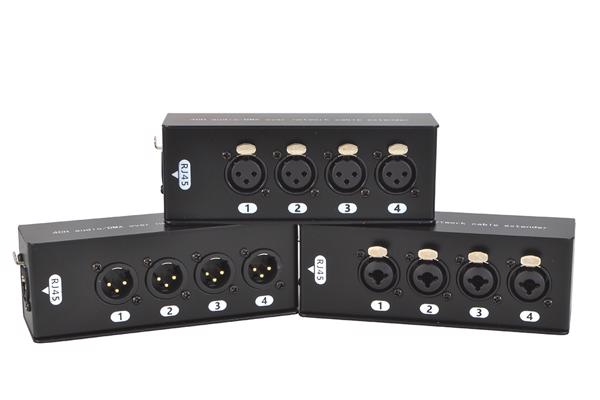 RJ45 Socket to Audio Plugs 