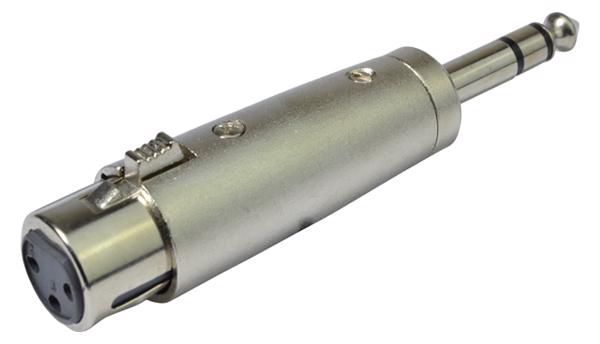 XLR Female to Jack Plug Adapter 