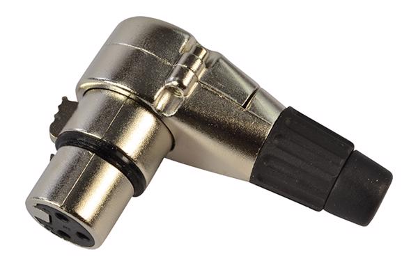 XLR Connector Right Angle Style  Femal 