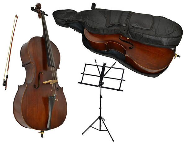 Full Size Student Cello with Music Sta 