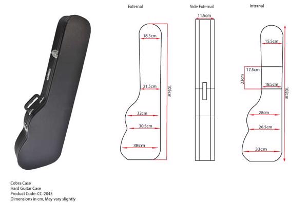 Electric Guitar Hard Case for ST Style 