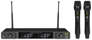 Professional Dual UHF Diversity Wireless Mic System 863-865MHz CH70 or 606-614MHz CH38