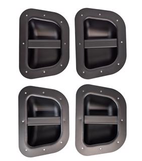 4 x Metal Bar Handle for Flight Case or Speaker Strong Steel Design 240 x 170mm