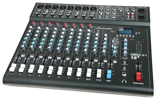 PA Mixer 8 Mic + 2 Stereo Channels with Effects & Bluetooth
