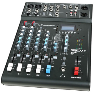 PA Mixer 2 Mic + 2 Stereo Channels with Effects & Bluetooth