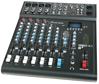 PA Mixer 4 Mic + 2 Stereo Channels with Effects & Bluetooth