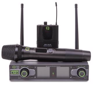 UHF Wireless Microphone System Dual Handheld & Beltpack Bodypack Mic Cordless