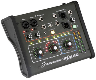 DigiLive StudioMaster  4 Channel Compact Digital Mixer