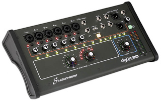 DigiLive StudioMaster  8 Channel Compact Digital Mixer