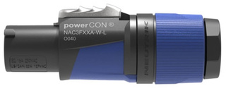 Neutrik NAC3FXXA-W-L PowerCON Power In Connector 10-16mm