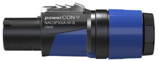 Neutrik NAC3FXXA-W-S PowerCON Power In Connector 6-12mm