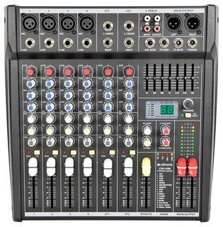 4 Channel Powered Mixer 2 x 200W With Mic & Music Inputs