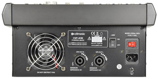 4 Channel Powered Mixer 2 x 200W With Mic & Music Inputs