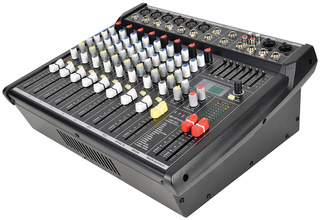 6 Channel Powered Mixer 2 x 200W With Mic & Music Channels