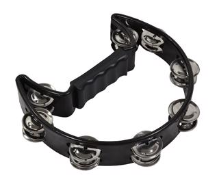 Bryce Half Moon Tambourine Black 