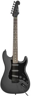 Traditional Style Black Electric Guitar  