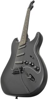 Traditional Style Black Electric Guitar  