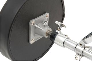 Heavy Duty Round Drum Throne in Black 