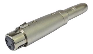 XLR Female to Jack Socket Adapter 