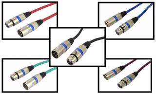 Cobra Balanced XLR Lead Choice of Colo 