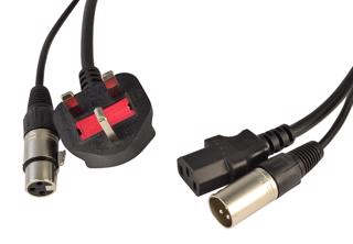 Combined Audio and Power Cable with XL 