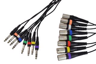 Cobra XLR Mono To Jack Stereo Loom 8 