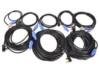 Powercon to 13A UK Mains Plug Lead w 