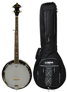 5 String Banjo with Protective Gig Bag 