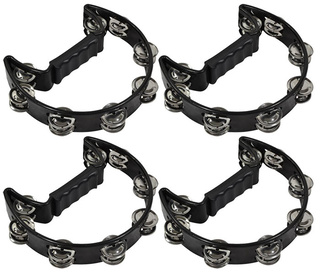 Half Moon Tambourines Set of 4 with  