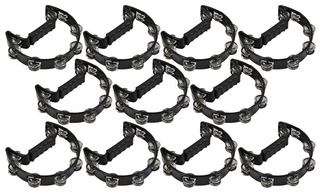 Half Moon Tambourines Set of 10 with%2 