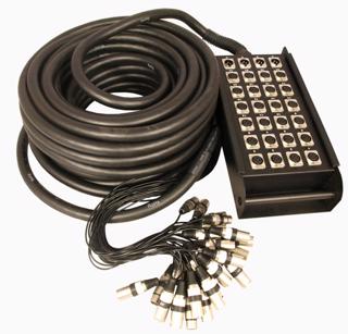 24 INPUTS 4 OUTPUTS STAGE BOX SNAKE 