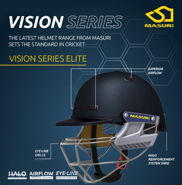 Masuri Vision Series ELITE Cricket Helmet TITANIUM GRILLE CRICKET HELMETS