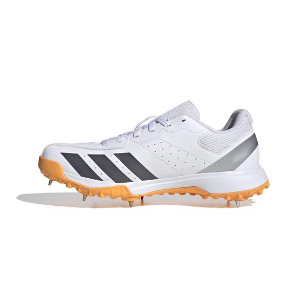 adidas HOWZAT Spike Cricket Shoe WHITE/O 
