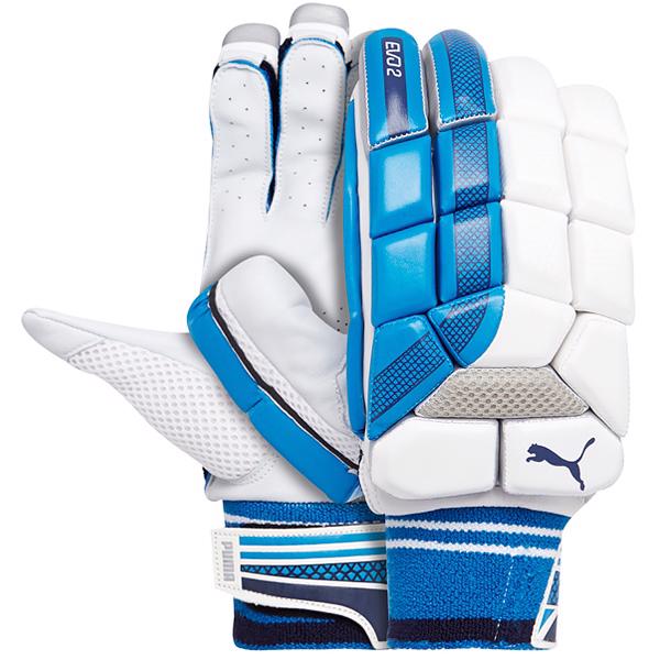 Puma EVO 2 AZURE Batting Gloves CRICKET BATTING GLOVES