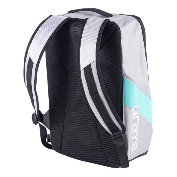 Grays G150 Hockey Backpack GREY/AQUA 