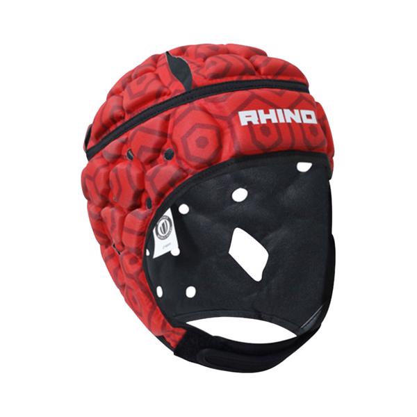 Rhino JB VII Rugby Head Guard RED/BLAC 