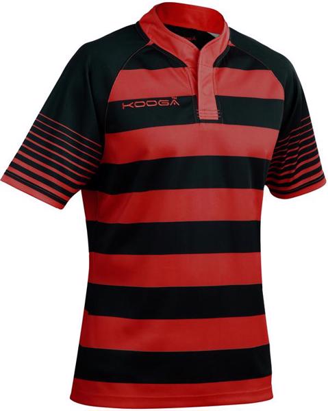 Kooga Touchline Hooped Match Rugby Shirt 